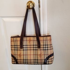Burberry Supernova Check Tote Shoulder bag Auth